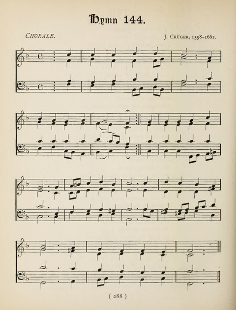 Hymns and Chorales: for schools and colleges page 288