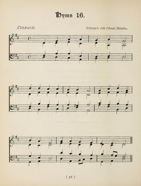 Hymns and Chorales: for schools and colleges page 32