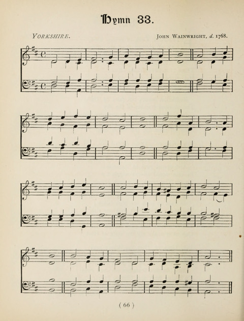 Hymns and Chorales: for schools and colleges page 66