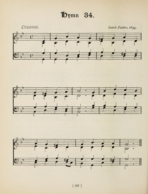 Hymns and Chorales: for schools and colleges page 68