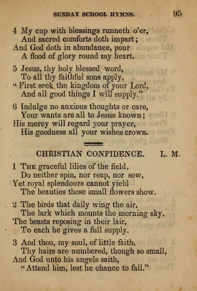 Hymns Composed for the Use of Sunday Schools, and Youthful Christians page 95