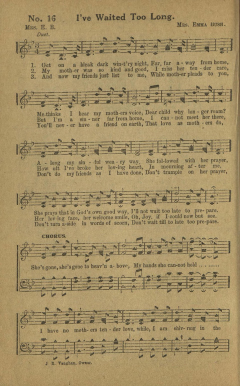 Heavenly Echoes No. 2: for Sunday Schools Singing Schools & Social Gatherings page 14