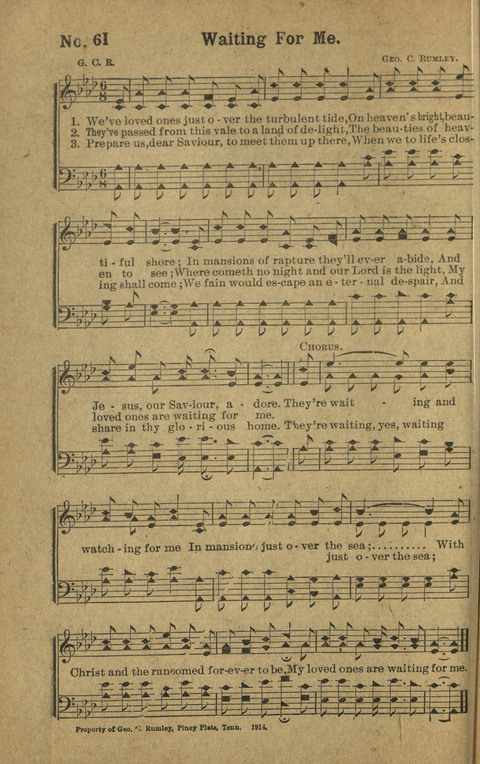 Heavenly Echoes No. 2: for Sunday Schools Singing Schools & Social Gatherings page 50