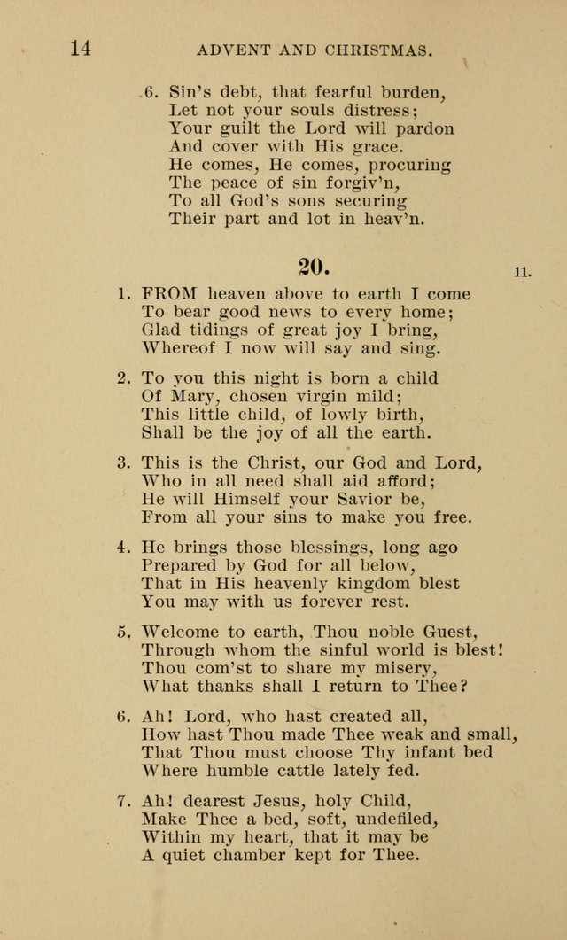 Hymnal for Evangelical Lutheran Missions page 14