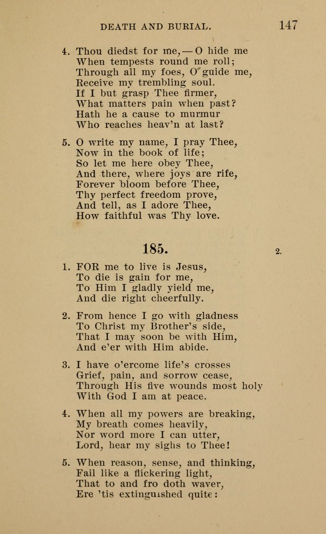 Hymnal for Evangelical Lutheran Missions page 147