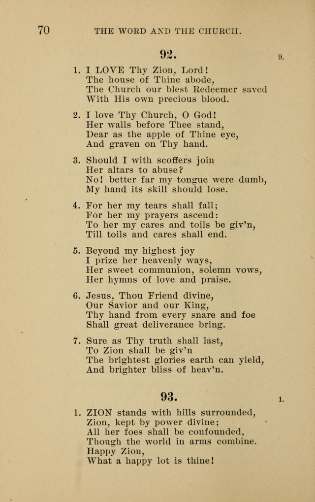 Hymnal for Evangelical Lutheran Missions page 70