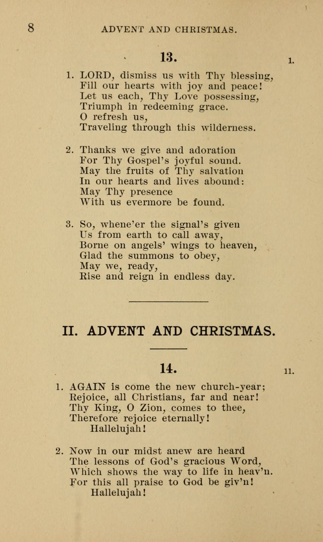 Hymnal for Evangelical Lutheran Missions page 8
