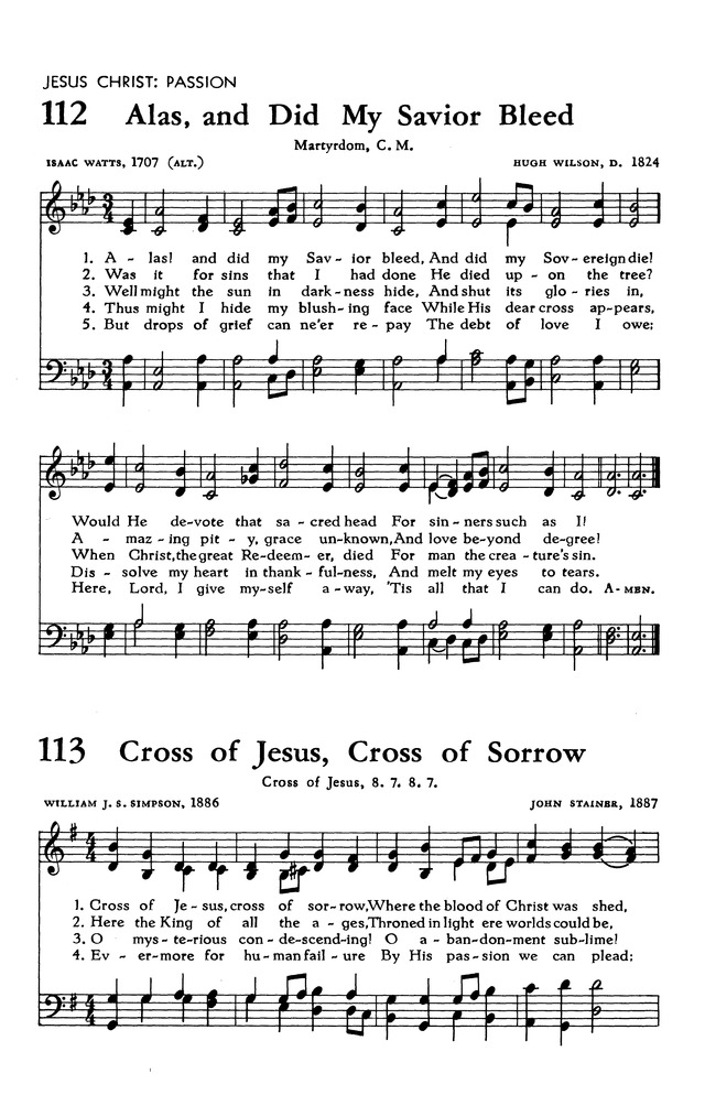The Hymnal of The Evangelical United Brethren Church page 120