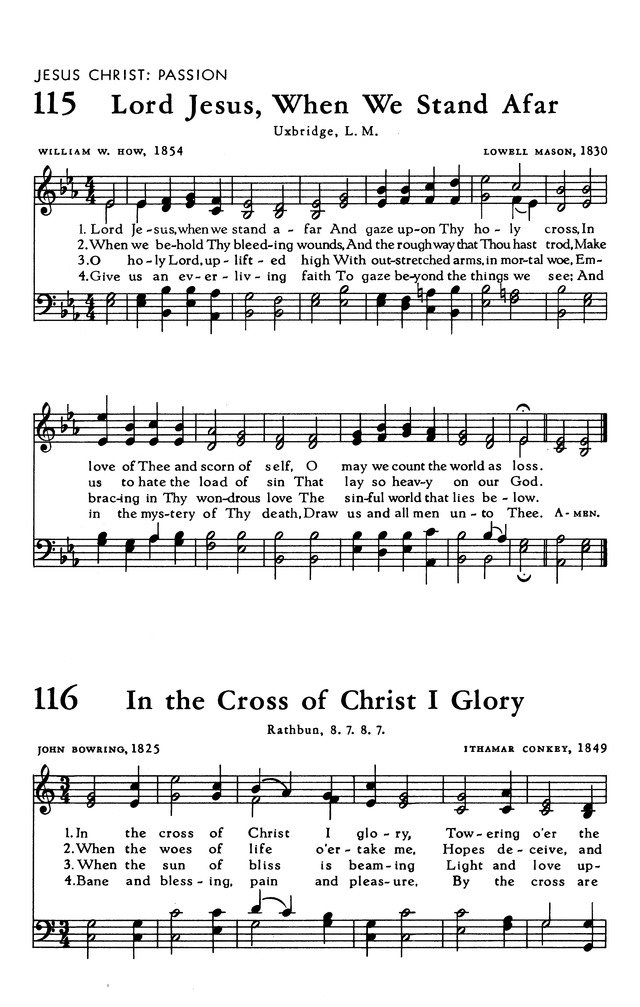The Hymnal of The Evangelical United Brethren Church page 122