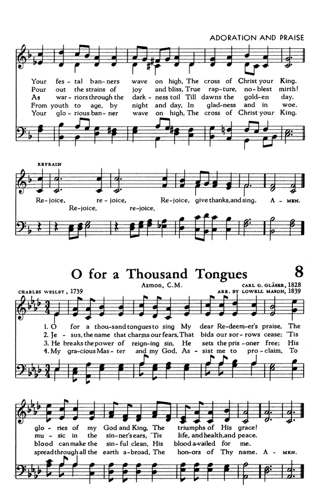 The Hymnal of The Evangelical United Brethren Church page 27