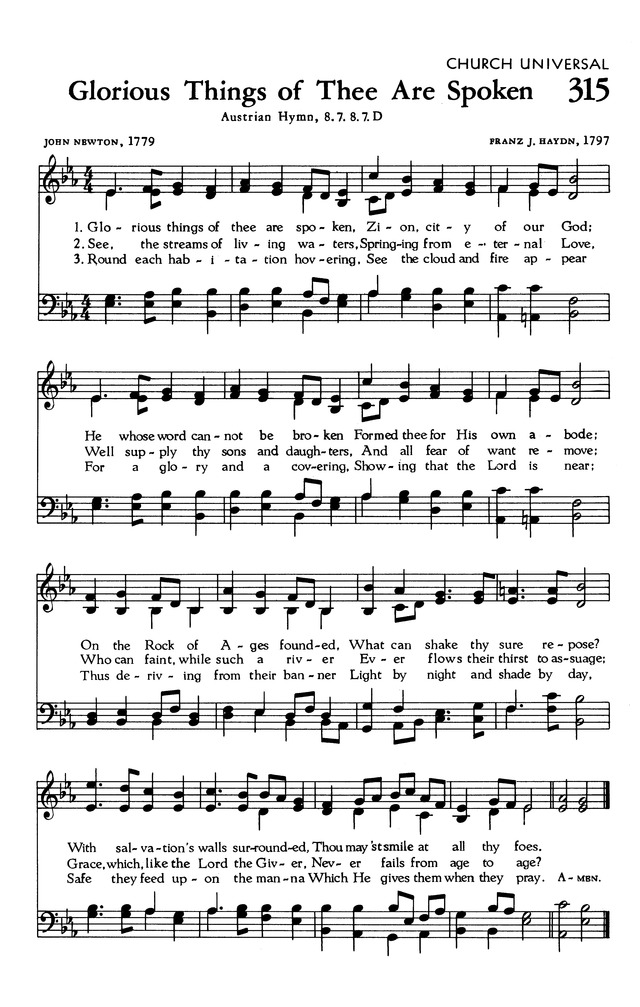 The Hymnal of The Evangelical United Brethren Church page 297