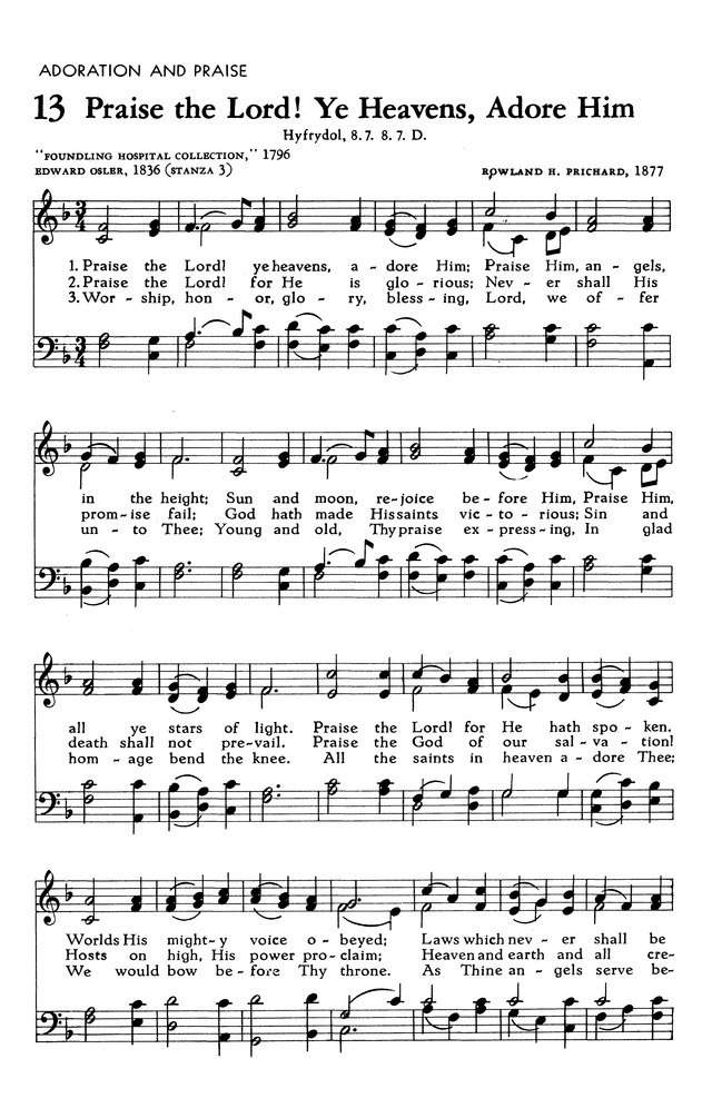 The Hymnal of The Evangelical United Brethren Church page 32