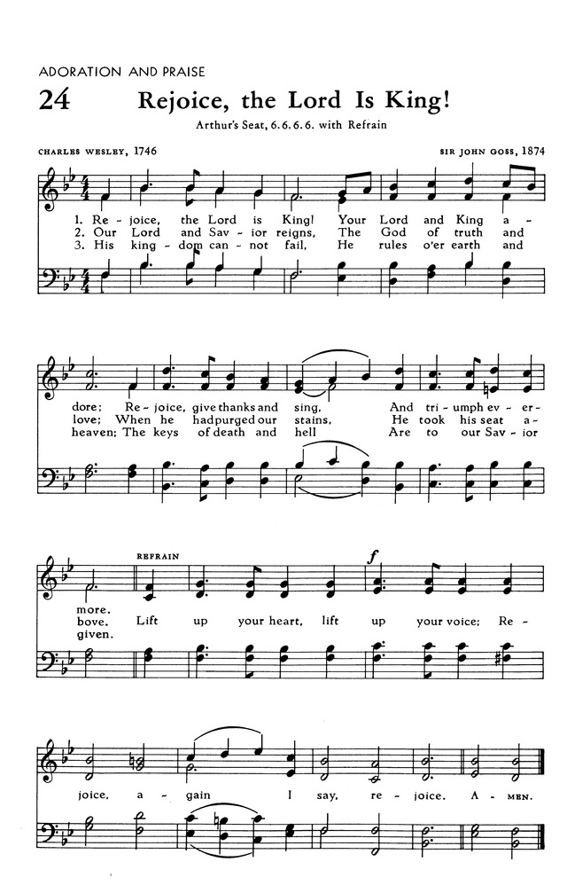 The Hymnal of The Evangelical United Brethren Church page 42