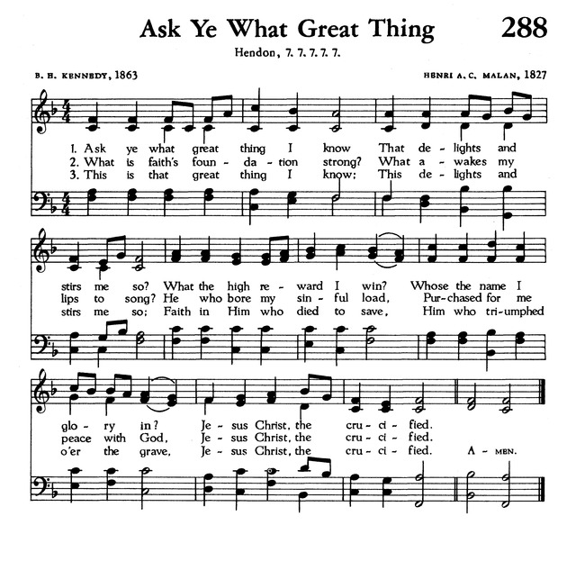 The Hymnal of The Evangelical United Brethren Church page Z288