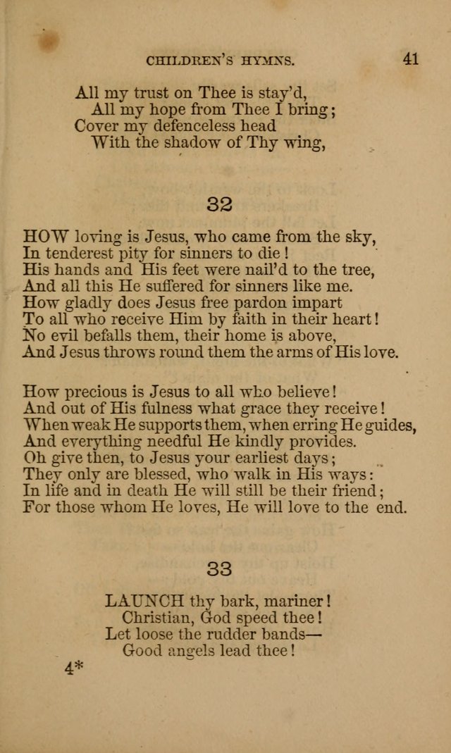 Hymns for First-Day Schools page 41