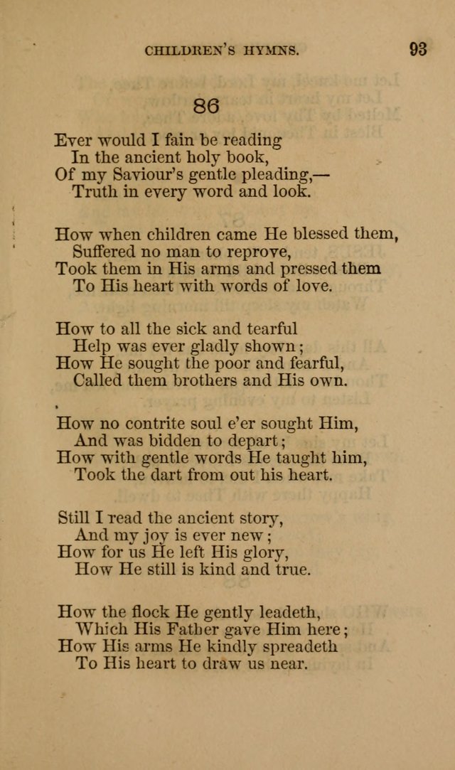 Hymns for First-Day Schools page 93