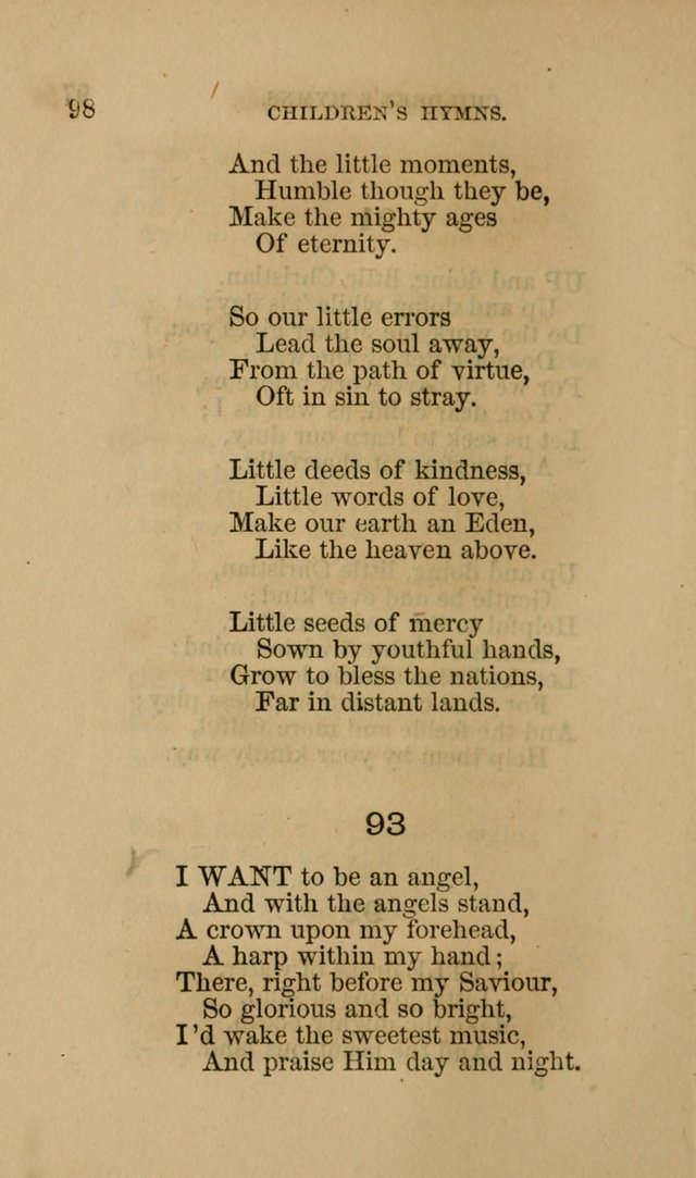 Hymns for First-Day Schools page 98