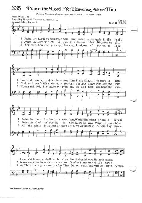 Hymns for the Family of God page 308