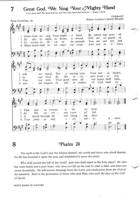 Hymns for the Family of God page 8