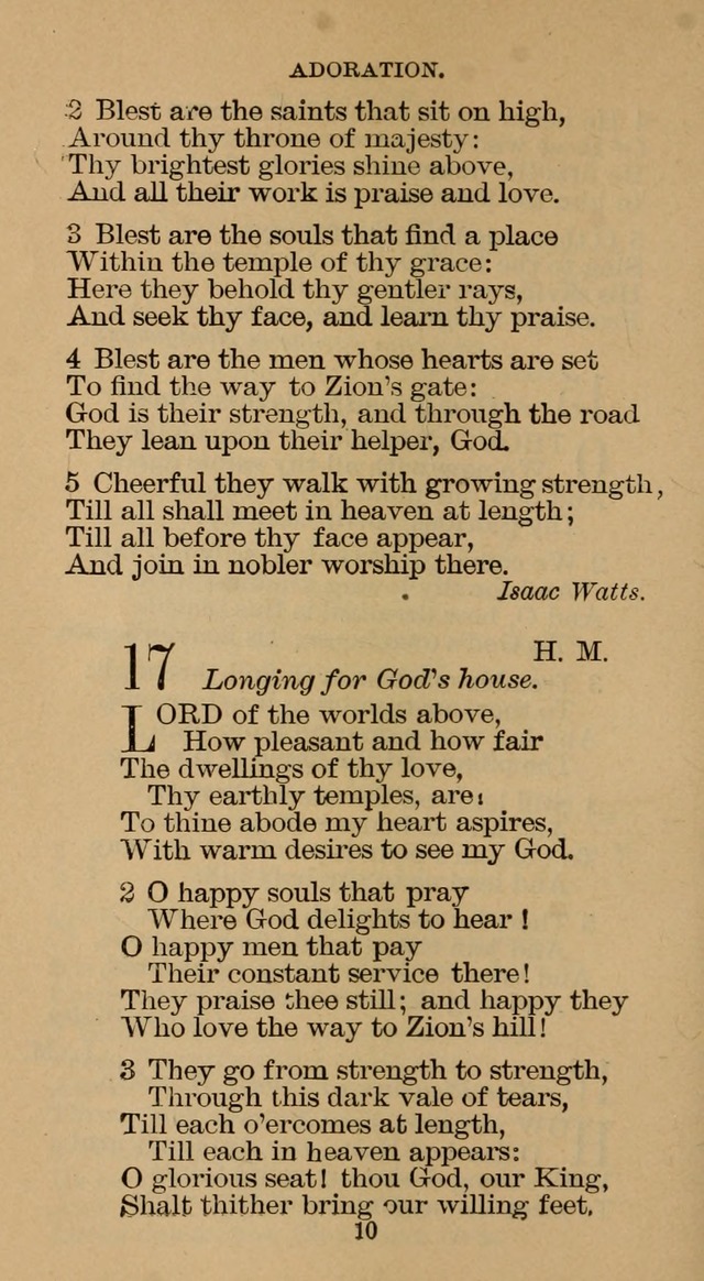 The Hymn Book of the Free Methodist Church page 10