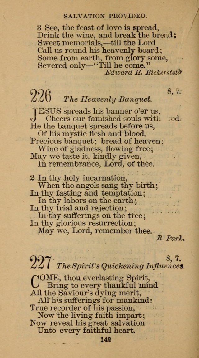 The Hymn Book of the Free Methodist Church page 144