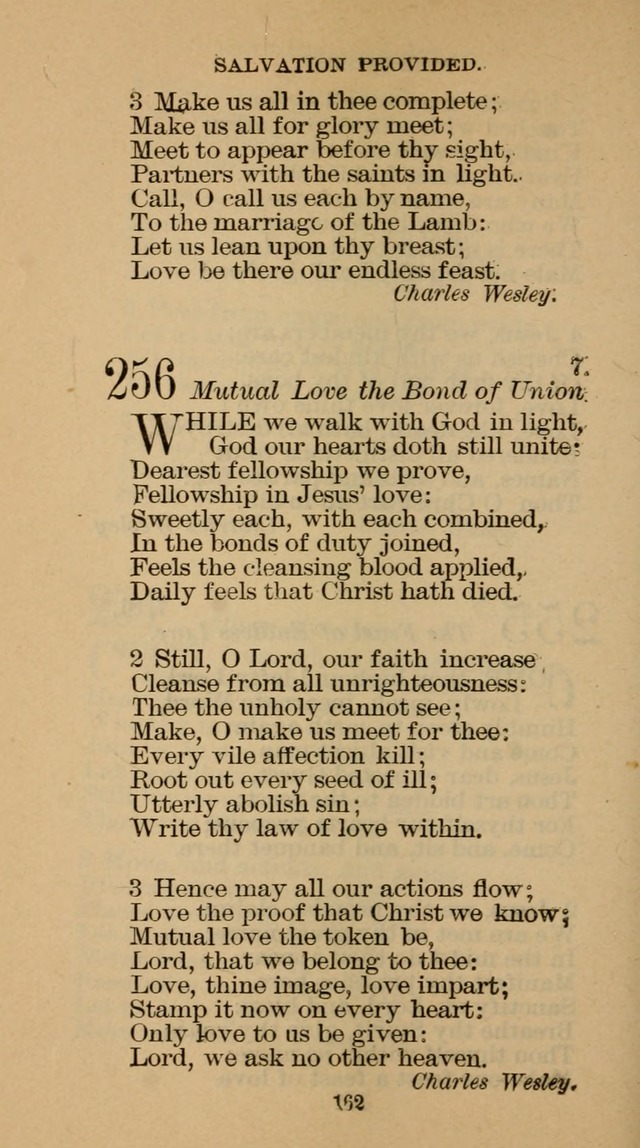 The Hymn Book of the Free Methodist Church page 164