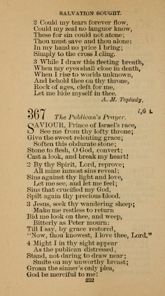 The Hymn Book of the Free Methodist Church page 234