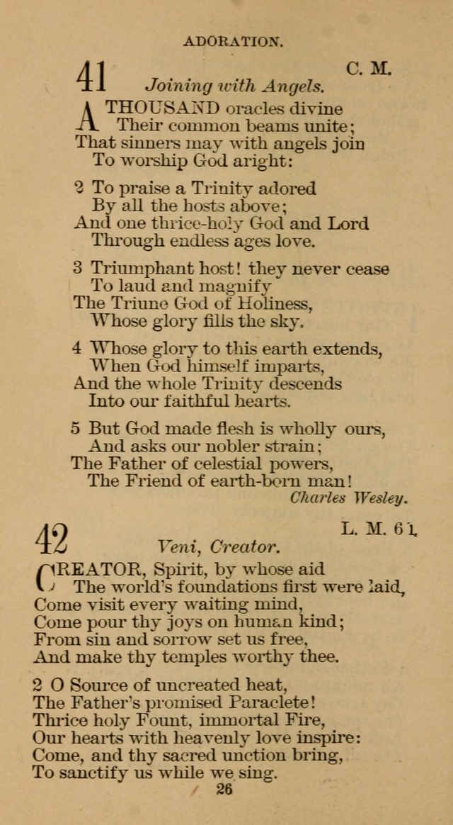 The Hymn Book of the Free Methodist Church page 26