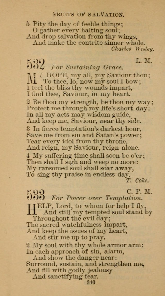 The Hymn Book of the Free Methodist Church page 342