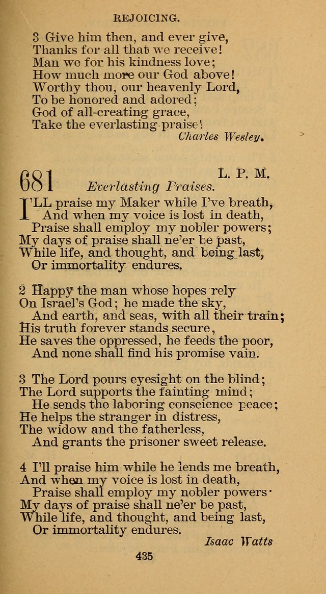 The Hymn Book of the Free Methodist Church page 437