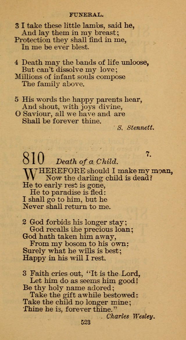 The Hymn Book of the Free Methodist Church page 525