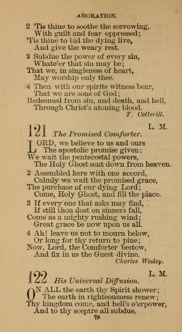 The Hymn Book of the Free Methodist Church page 80