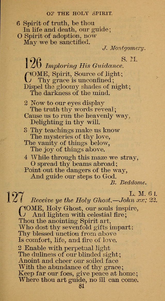 The Hymn Book of the Free Methodist Church page 83
