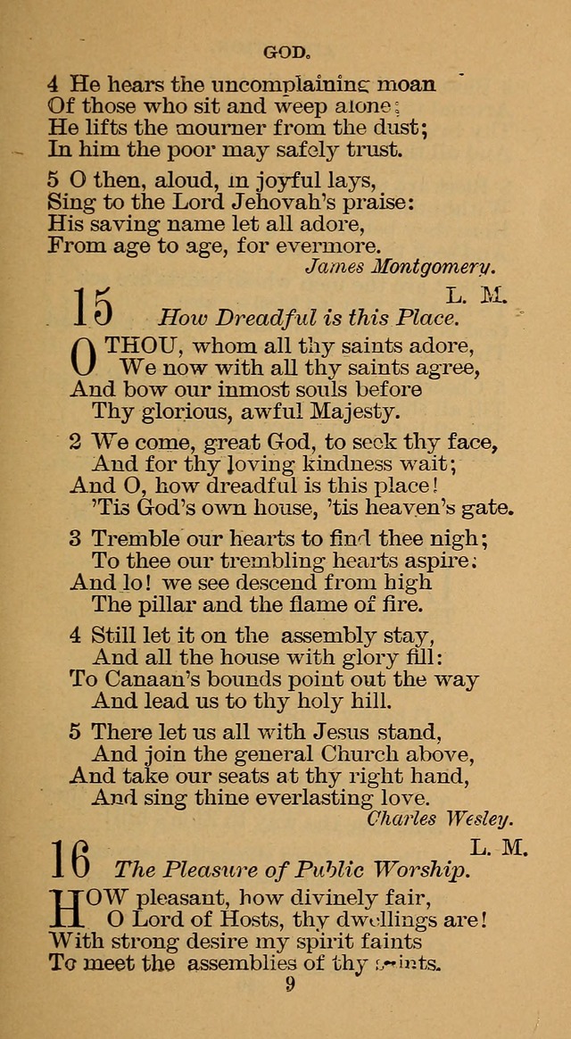 The Hymn Book of the Free Methodist Church page 9