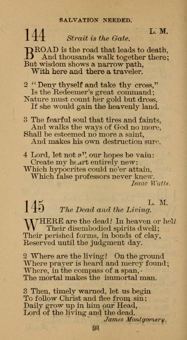 The Hymn Book of the Free Methodist Church page 94