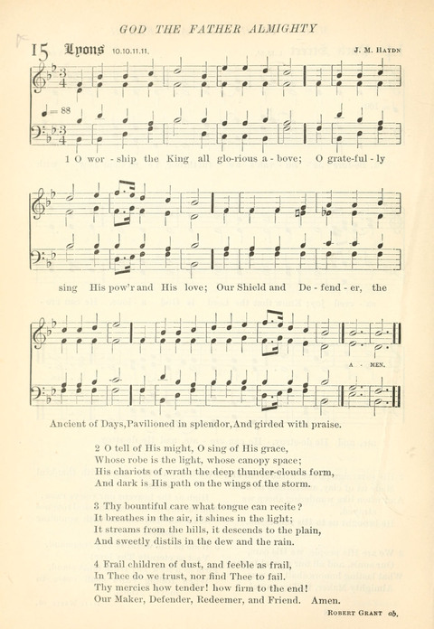 Hymns of the Faith: with psalms for the use of congragations page 115