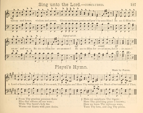 Happy Greetings: a Collection of Choice Original Hymns and Tunes page 127