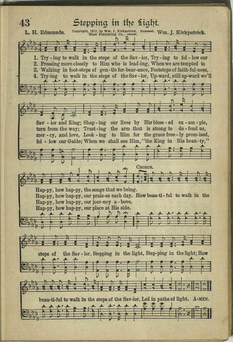 Harvest Hymns: Singable Gospel Songs page 43