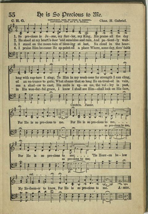 Harvest Hymns: Singable Gospel Songs page 55