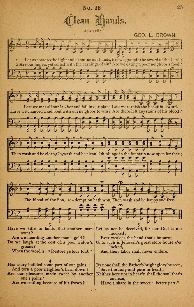 The Highway Hymnal: a choice collection of popular hymns and music, new and old. Arranged for the work in camp, convention, church and home page 25