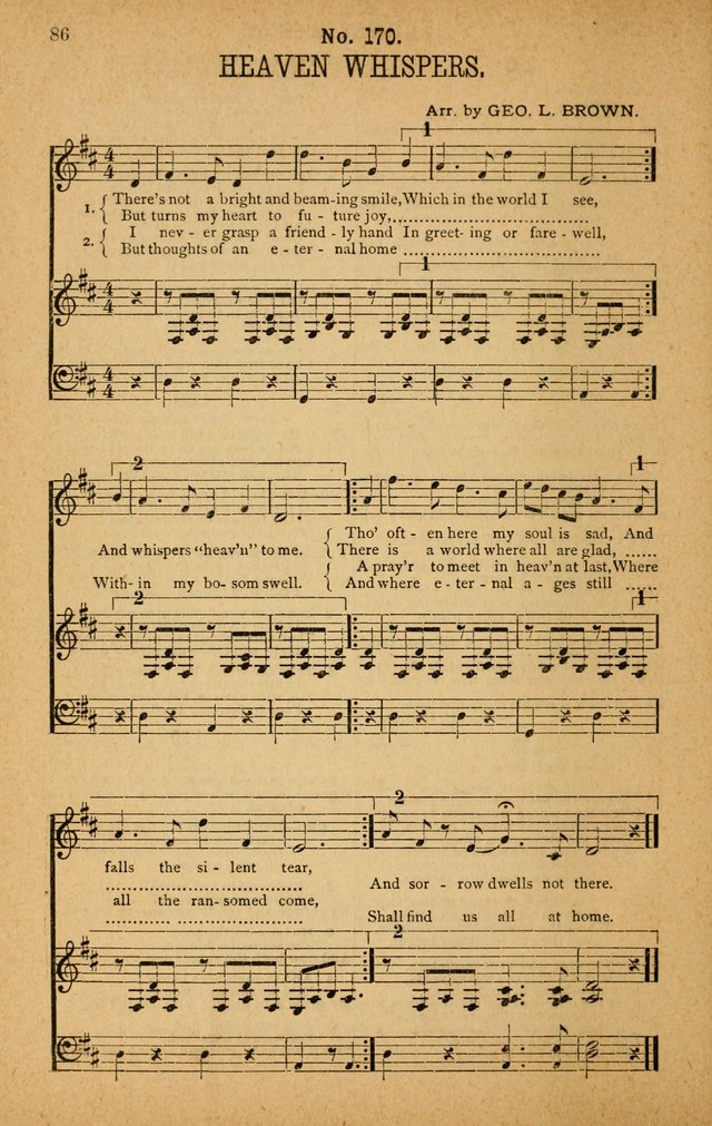 The Highway Hymnal: a choice collection of popular hymns and music, new and old. Arranged for the work in camp, convention, church and home page 86