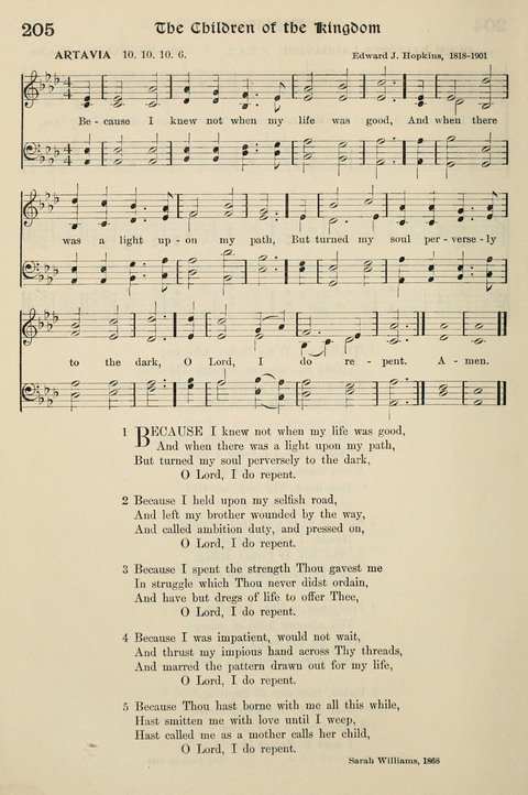 Hymns of the Kingdom of God: with Tunes page 206