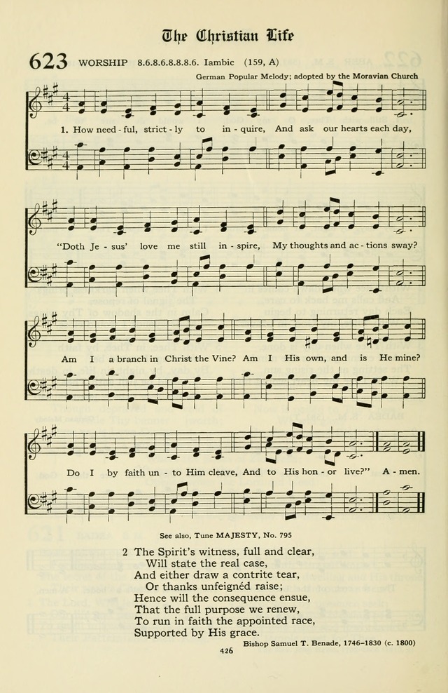 Hymnal and Liturgies of the Moravian Church page 600
