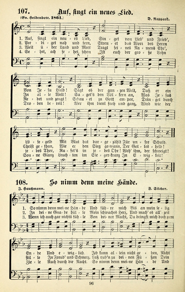 Heils-Lieder, eine Sammlung Geistlicher Lieder für Sonntagsschulen, Jugendvereine page 94