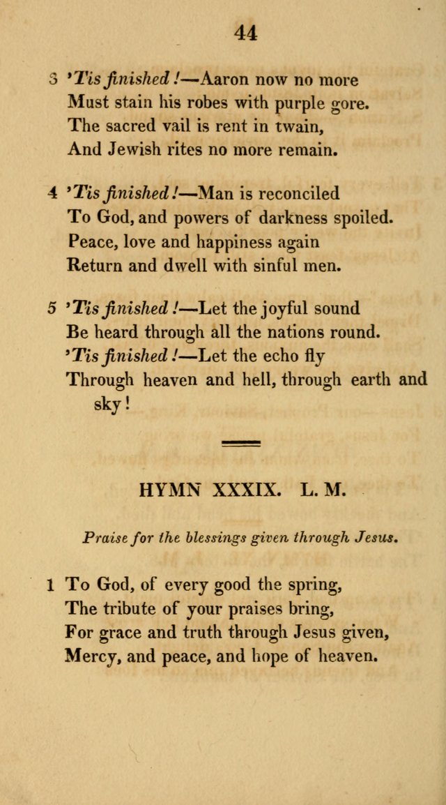 Hymns for the Lords Supper: original and selected. (2nd ed.) page 44