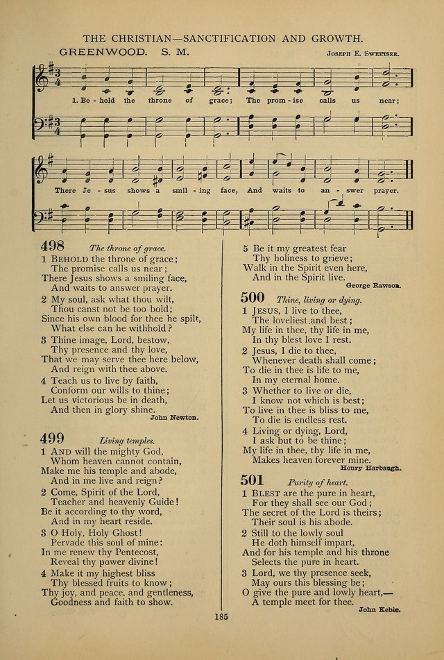 Hymnal of the Methodist Episcopal Church page 182
