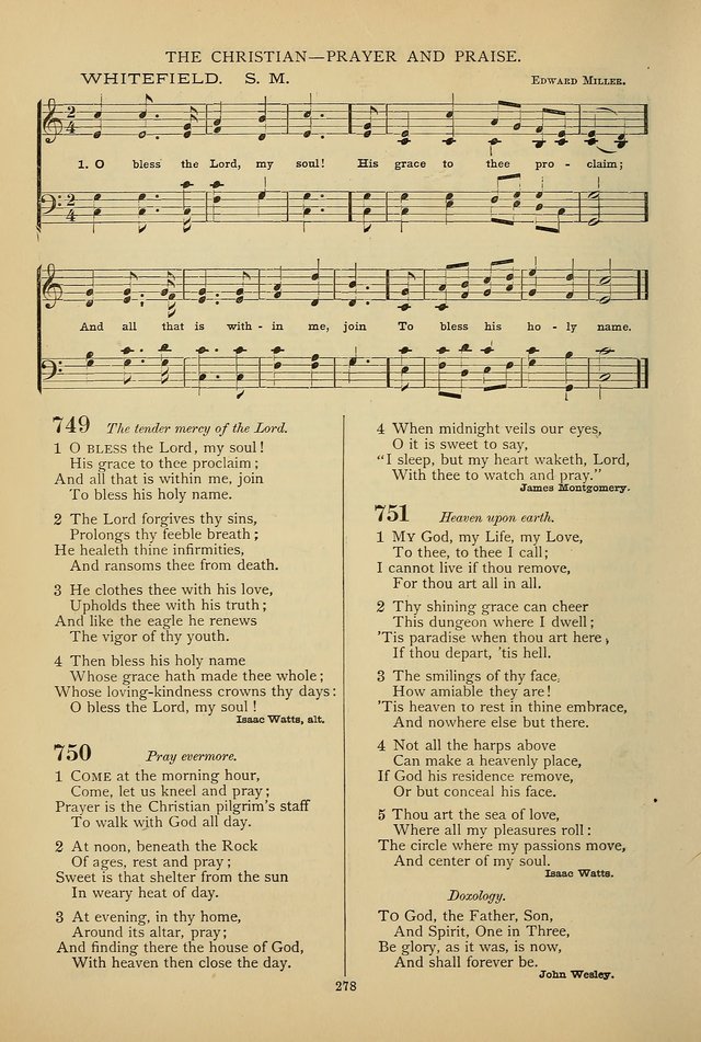Hymnal of the Methodist Episcopal Church page 275