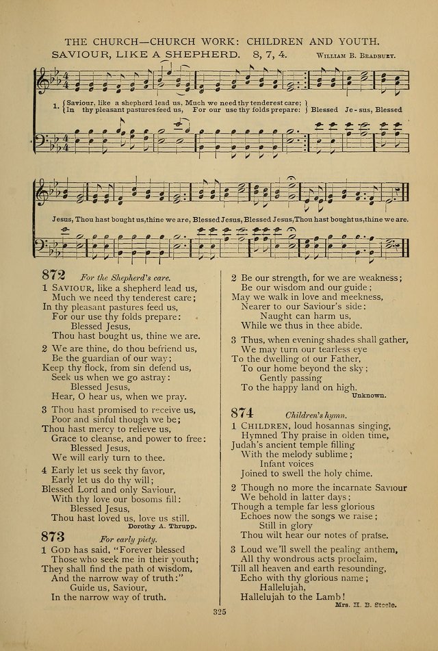 Hymnal of the Methodist Episcopal Church page 322