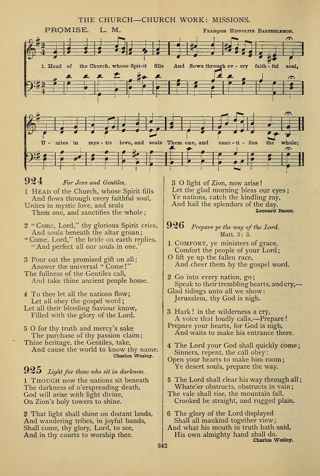 Hymnal of the Methodist Episcopal Church page 339
