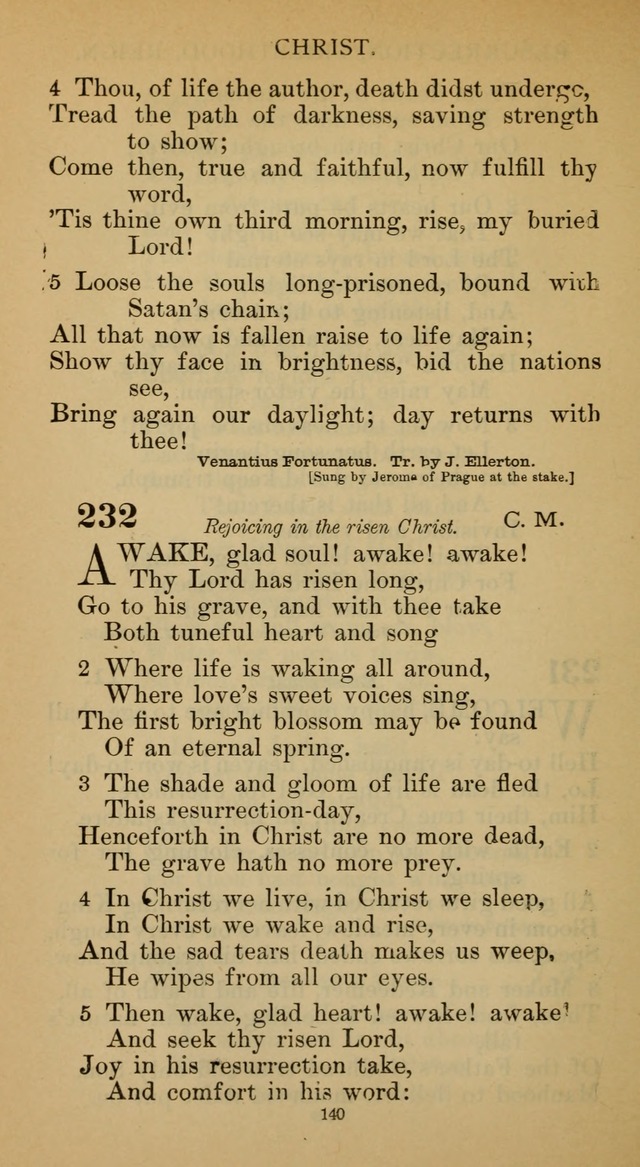 Hymnal of the Methodist Episcopal Church page 140